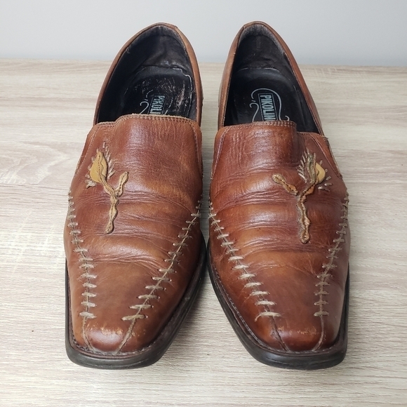 𝅺Womens Leather Pikolinos Square Toe Shoes *Flawed - Picture 3 of 12